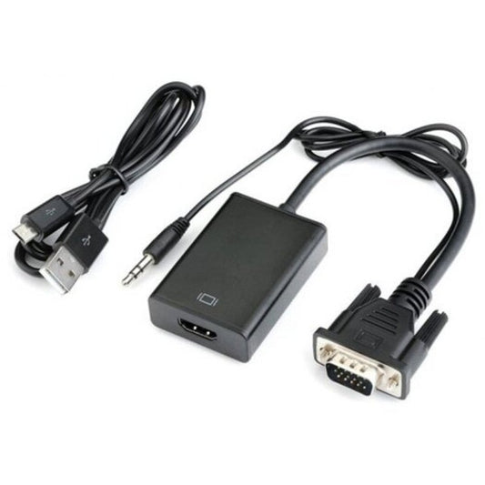 1080P Full Hd Vga To Hd-Compatible Converter Adapter Cable With Audio Output