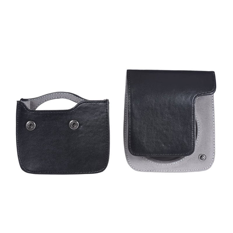 Vintage Pu Protective Camera Case Bag Black