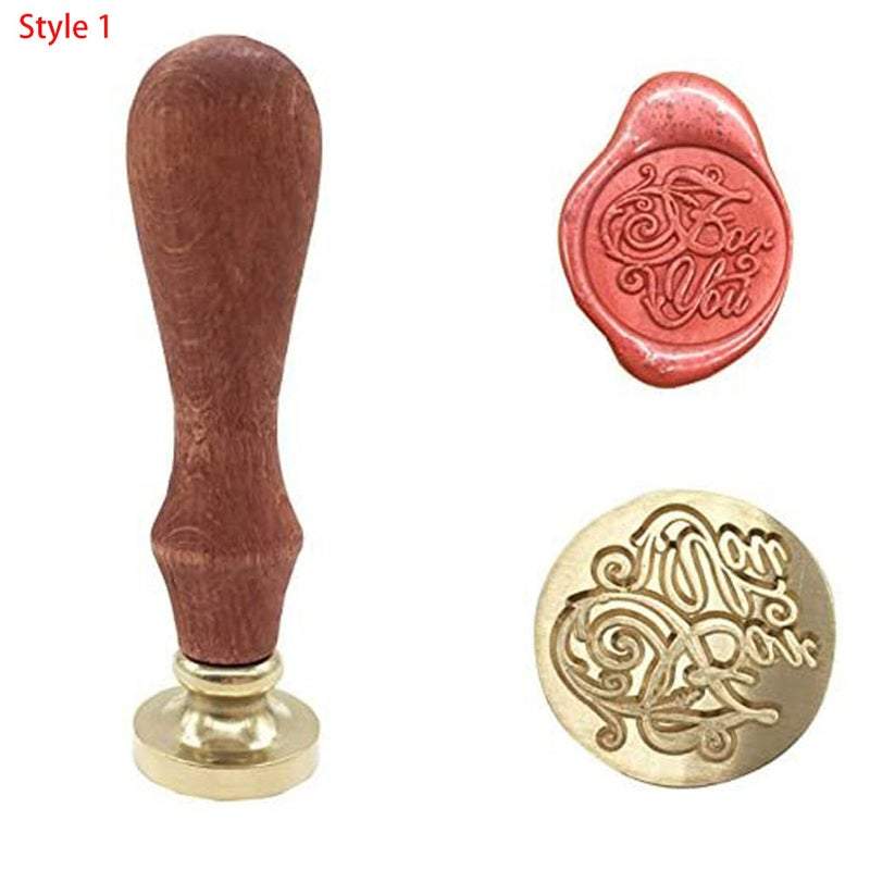 Art Crafting Tools Seal Sealing Wax Stamp Set Envelope Kit