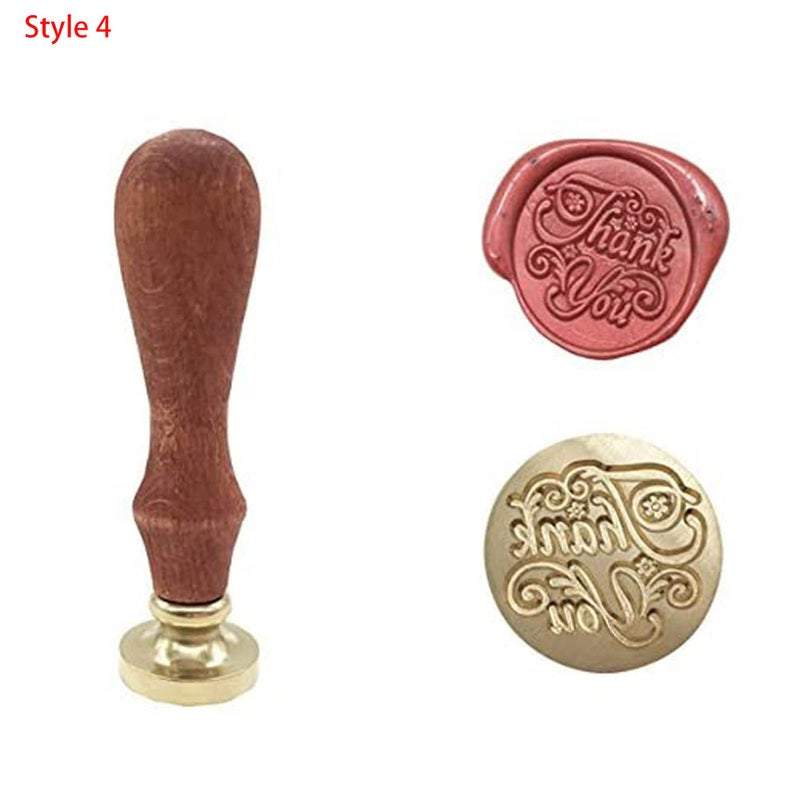 Art Crafting Tools Seal Sealing Wax Stamp Set Envelope Kit