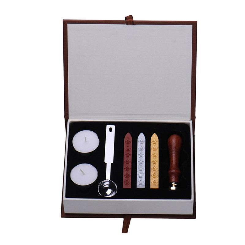 Art Crafting Tools Seal Sealing Wax Stamp Set Envelope Kit