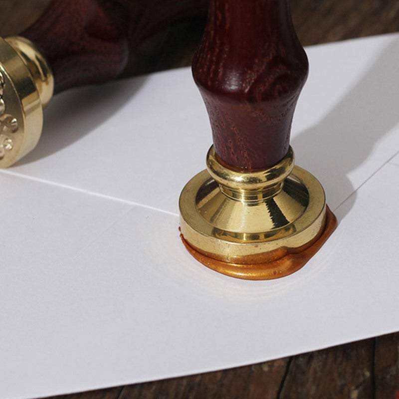Art Crafting Tools Seal Sealing Wax Stamp Set Envelope Kit