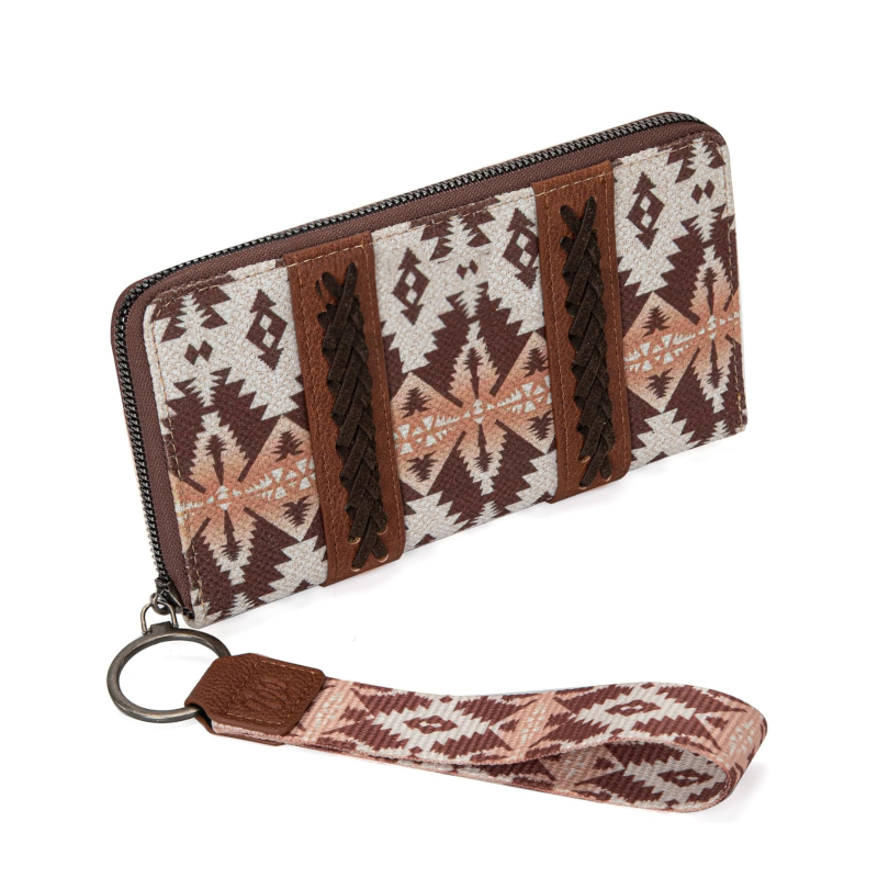 Cotton And Linen Printed Women's Wallet