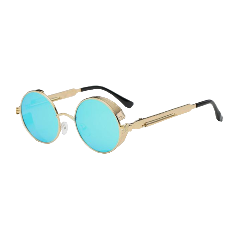 Round Metal Frame Sunglasses