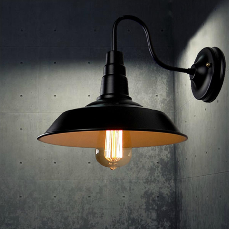 Wall Sconce Metal Retro Light Kitchen Bar Loft Garden Lamp