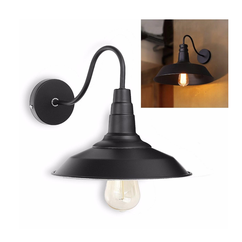 Wall Sconce Metal Retro Light Kitchen Bar Loft Garden Lamp