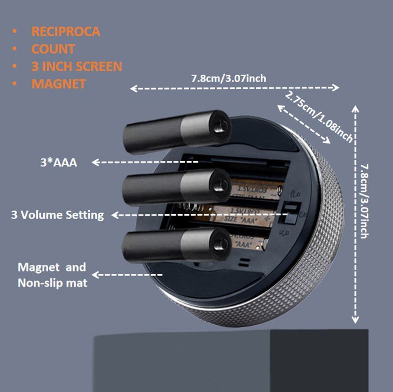 Digital Magnetic Smart Timer Productivity Stopwatch Office