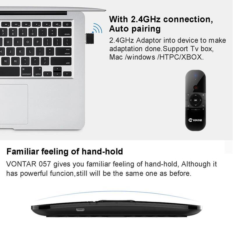 W1 2.4G Air Mouse Wireless Keyboard Usb Receiver For Android Smart Tv