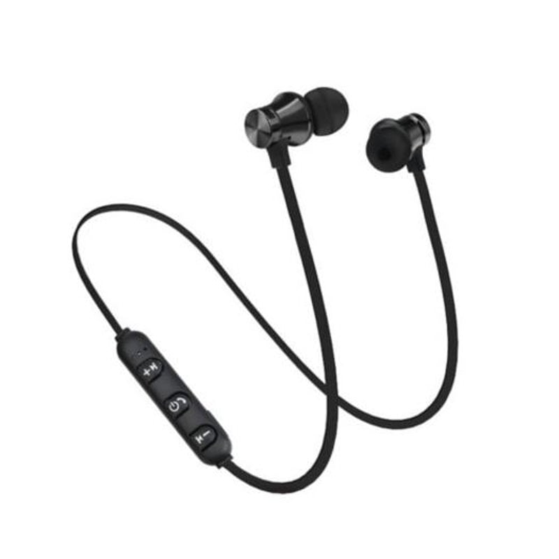 W12 Xt 11 Magnetic Bluetooth Headphone Stereo Sports Waterproof Earbuds With Microphone Back