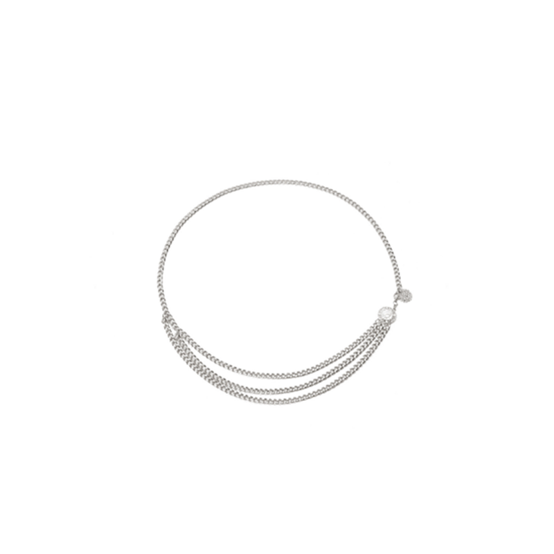 Veile Studios Multilayer Alloy Waist Chain Body For Women Belt Pendant Belly