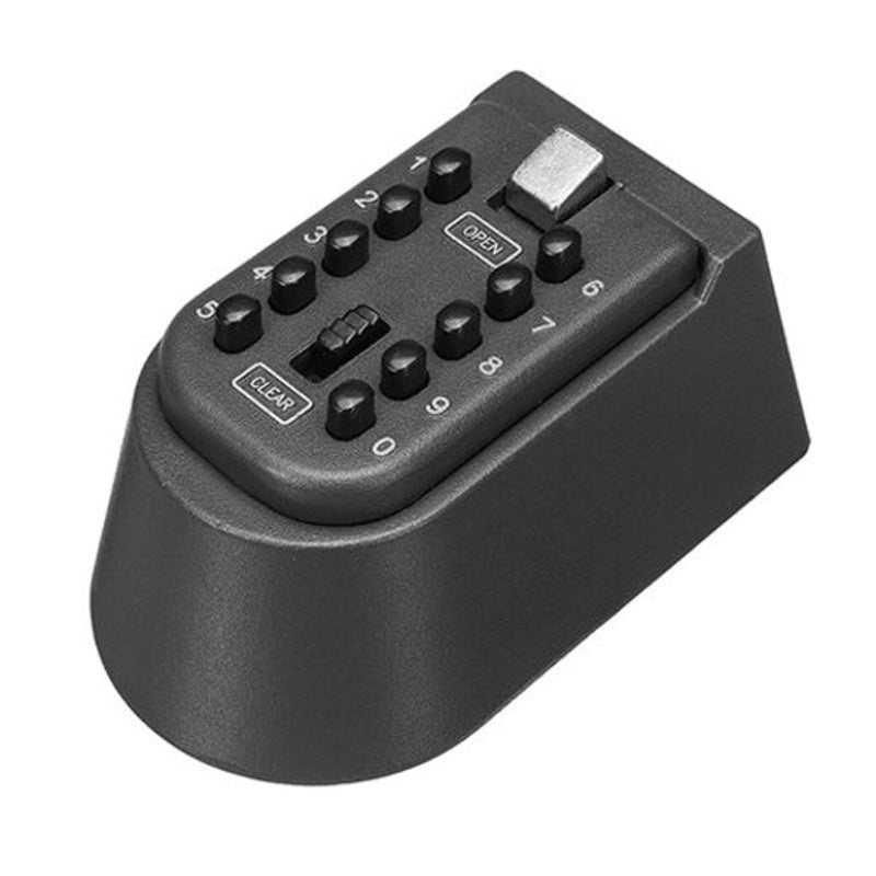 Wall Mounted Key Safe Password Lock Storage Box Black