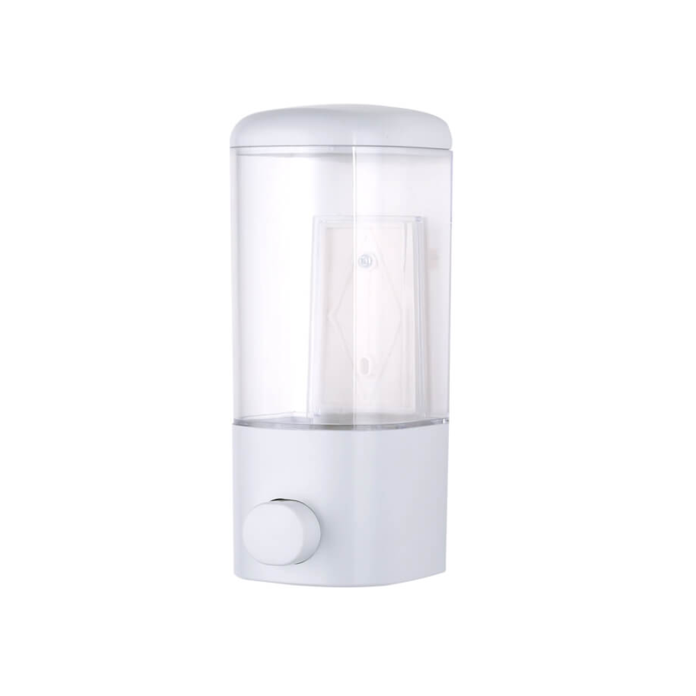 Wall Mounted Liquid Soap Dispenser Milk White Size