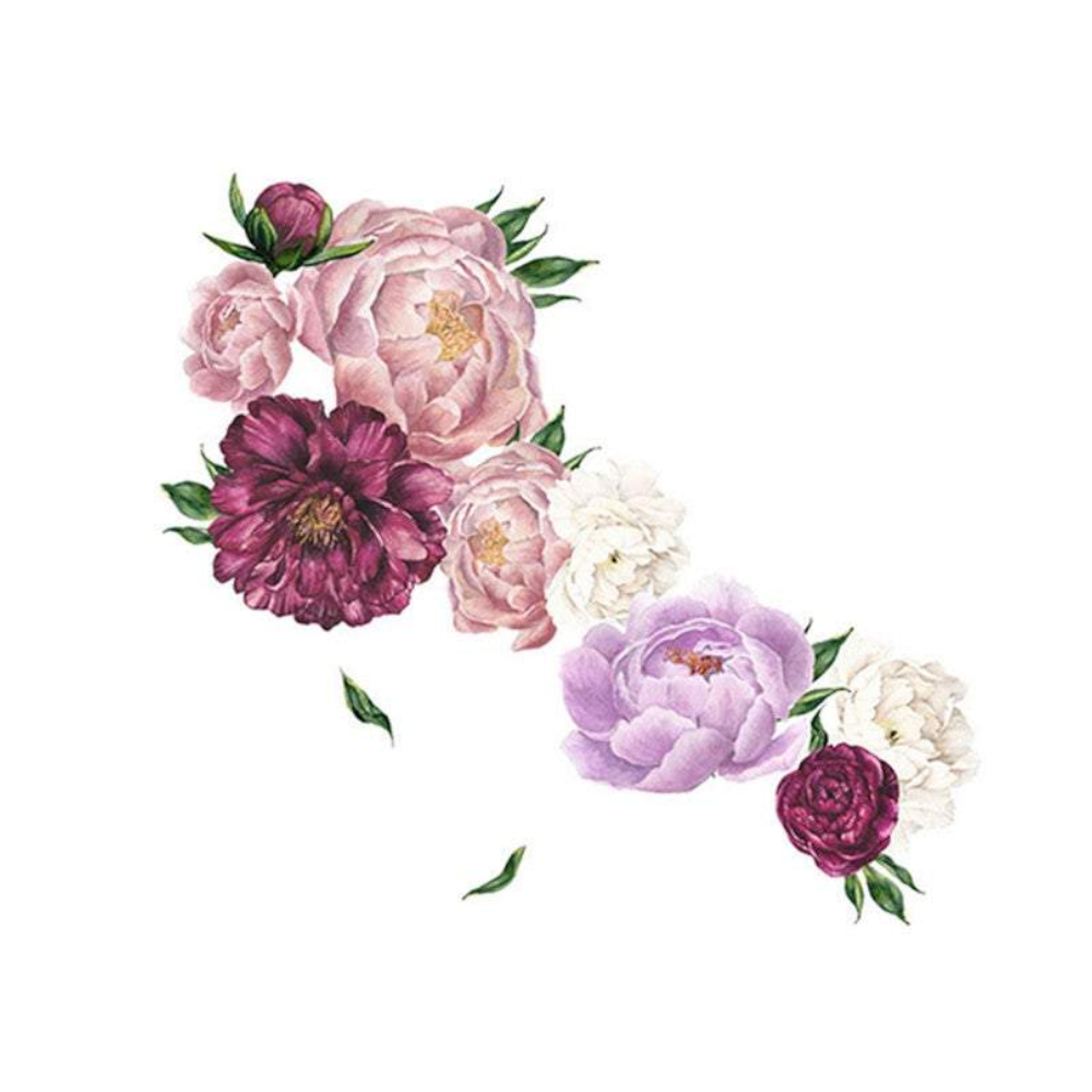 Wallpaper Decals Pretty Or Flower Stickers Girls Room Nursery Decor