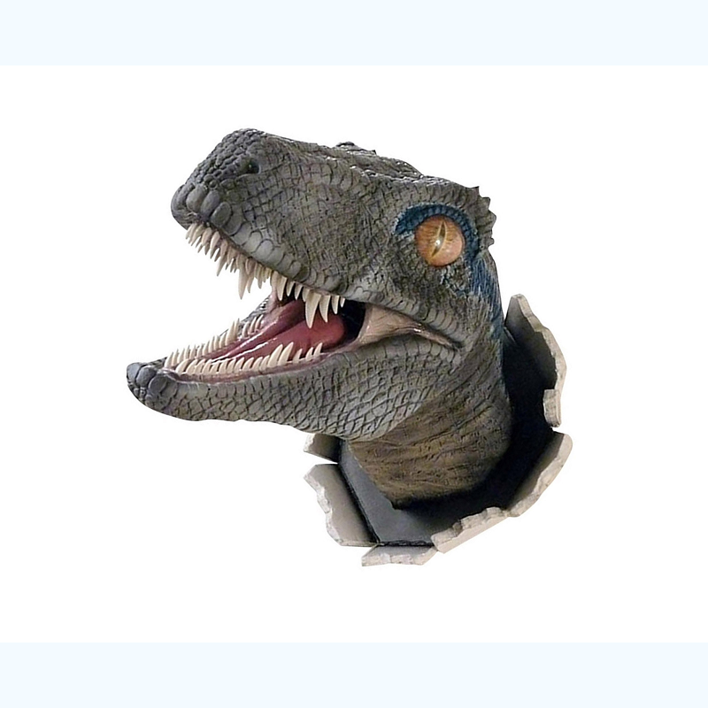 Wall Statue Emulsion Realistic Artificial Dinosaur Animal Ornament