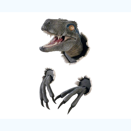 Wall Statue Emulsion Realistic Artificial Dinosaur Animal Ornament
