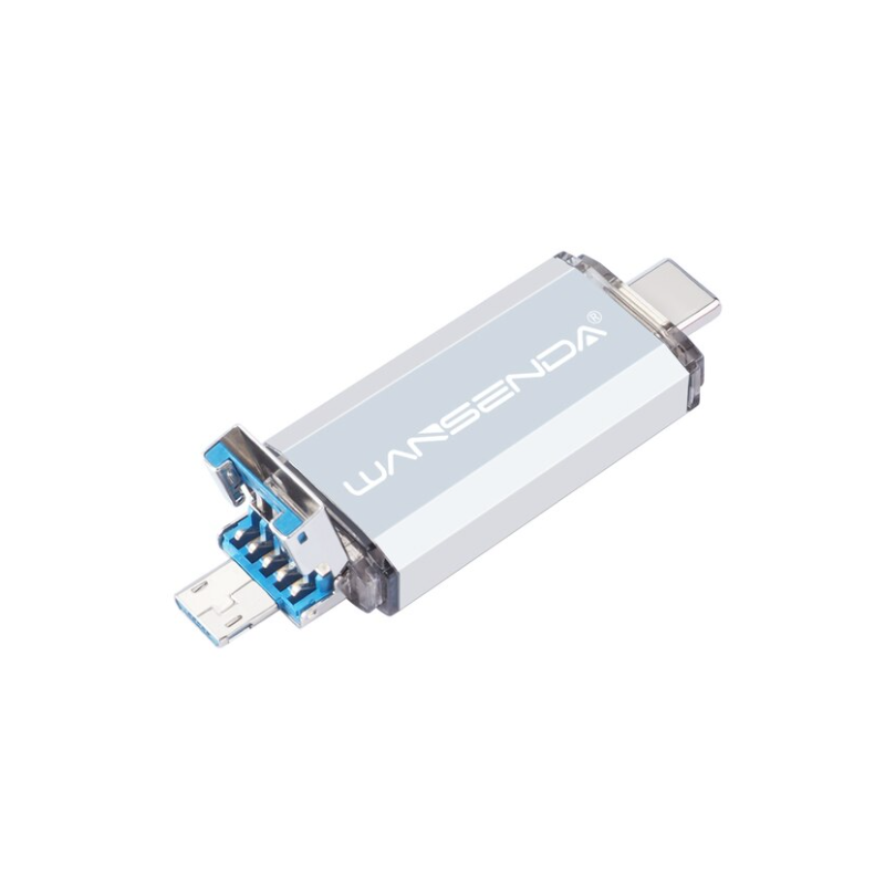 Wansenda 3 In 1 Usb Flash Drives Usb3.0 & Type-C Micro 16Gb