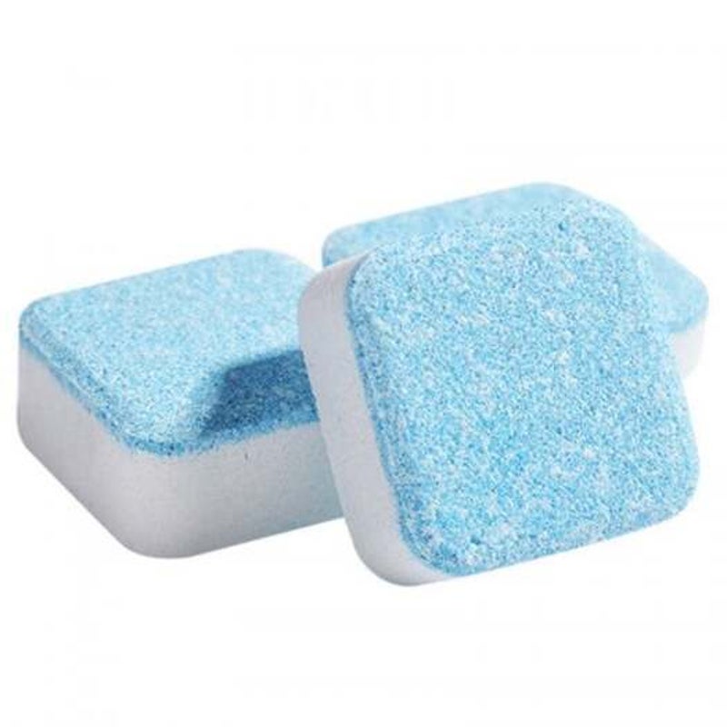 Washing Machine Cleaning Effervescent Tablet Sterilization Descaling Agent 12Pcs / Box Robin Egg Blue