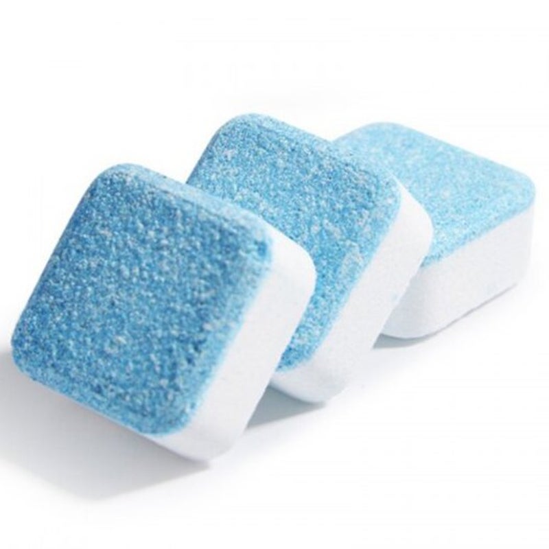 Washing Machine Cleaning Effervescent Tablet Sterilization Descaling Agent 12Pcs / Box Robin Egg Blue
