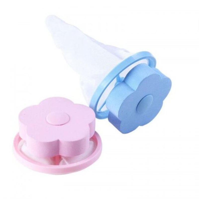 Washing Machine Hair Removal Filter Bag Laundry Ball Sky Blue