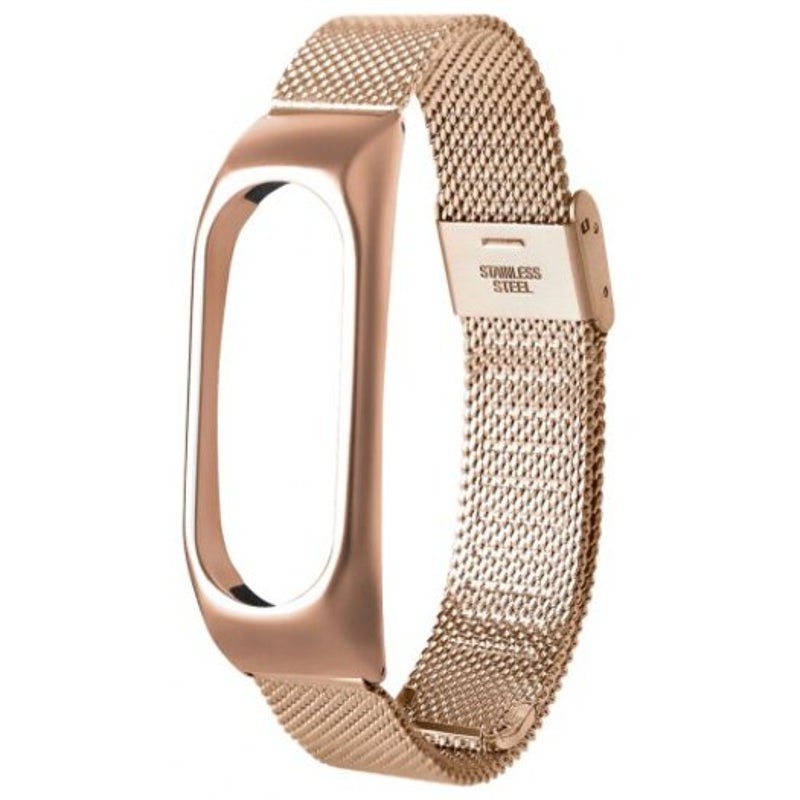 Watch Strap Protective Case For Xiaomi Mi Band 2 Rose Gold