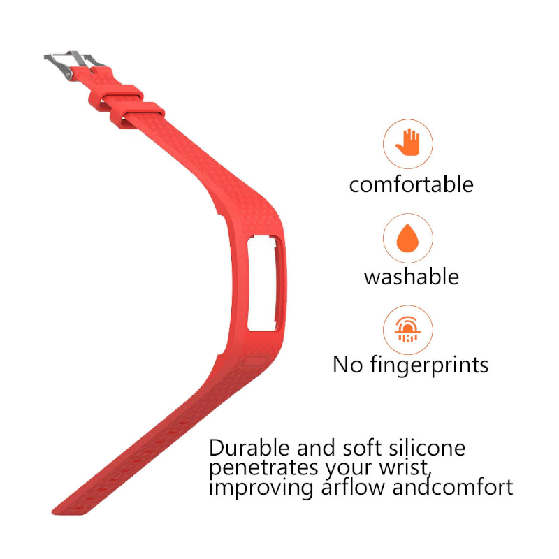 Watches Smart Universal Replacement Strap For Garmin Vivofit 1 / 2 Small Size Red