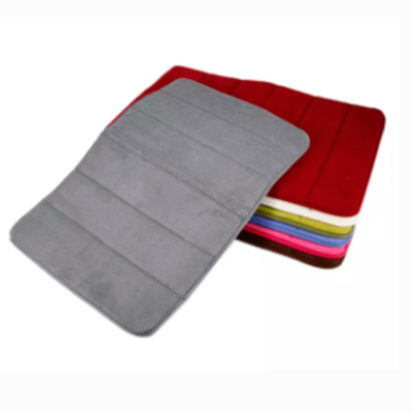 Water Absorbent Memory Foam Soft Non Slip Bath Mat