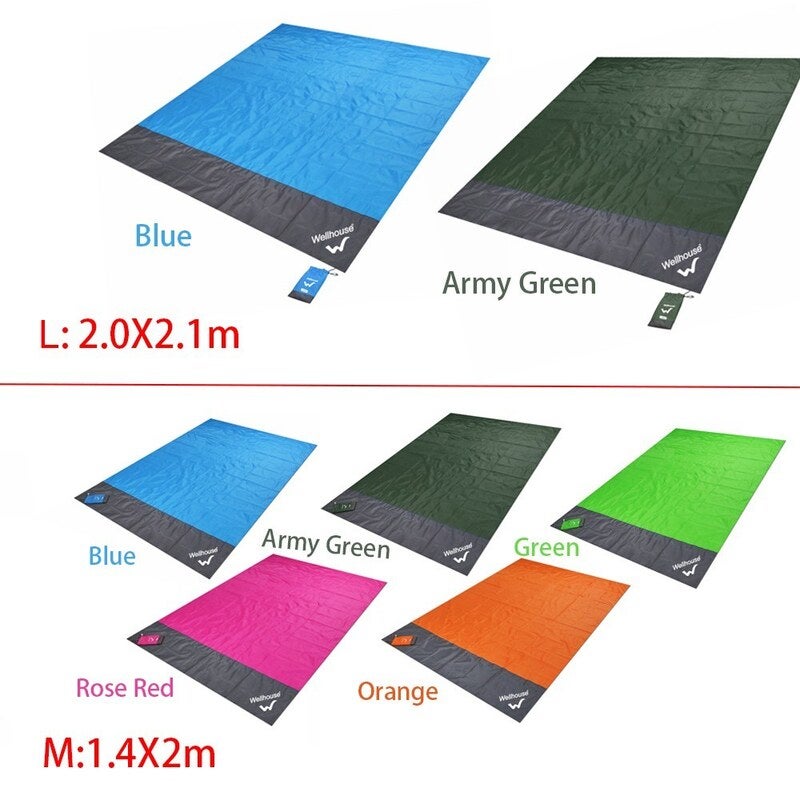 Waterproof Beach Blanket Orange