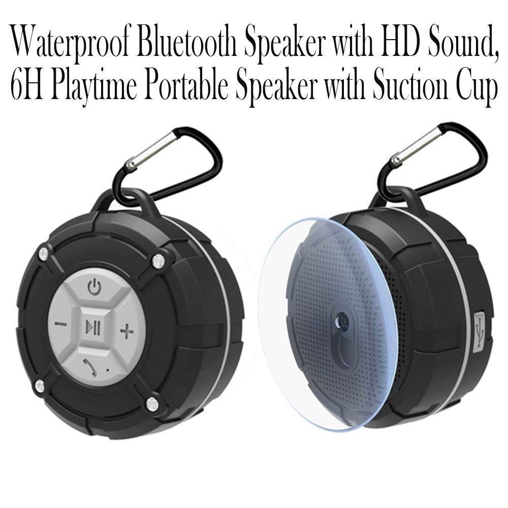 Suction Cup Waterproof Bluetooth Shower With Hd Sound