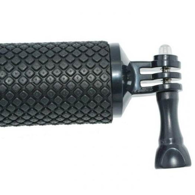 Waterproof Floating Bobber Handle Grip Floaty Pole Selfie Stick With Strap For Gopro / Yi Action Camera Papaya Orange