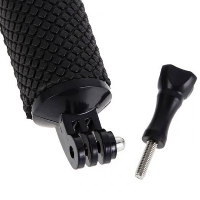 Waterproof Floating Bobber Handle Grip Floaty Pole Selfie Stick With Strap For Gopro / Yi Action Camera Papaya Orange