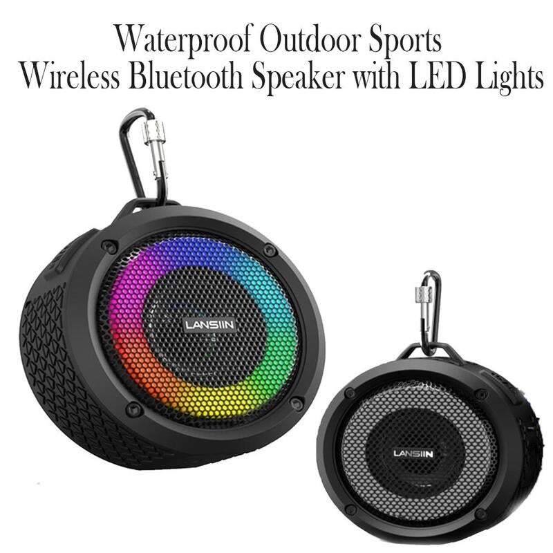 Smart Speakers Outdoor Waterproof Floating Wireless Bluetooth With Led Lights