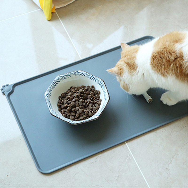 Waterproof Silicone Pet Feeding Mat For Dogs Cats