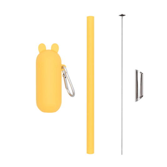 We Might Be Tiny Keepie Bubble Tea Straw Reusable Yellow