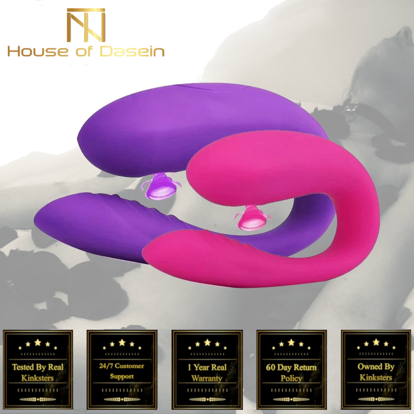 Wearable U Shape Sucking Vibrator G Spot Clitoral Orgasm Women