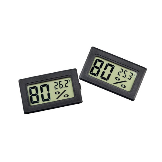 Weather Stations Room Thermometers 2Pack Digital Temperature Humidity Meters Gauge Indoor Hygrometer Lcd Display Celsius