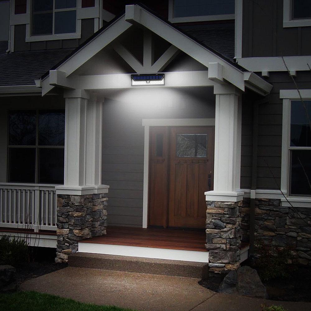 Outdoor Wall Lights Large Weatherproof Solar 86 Led Sensor