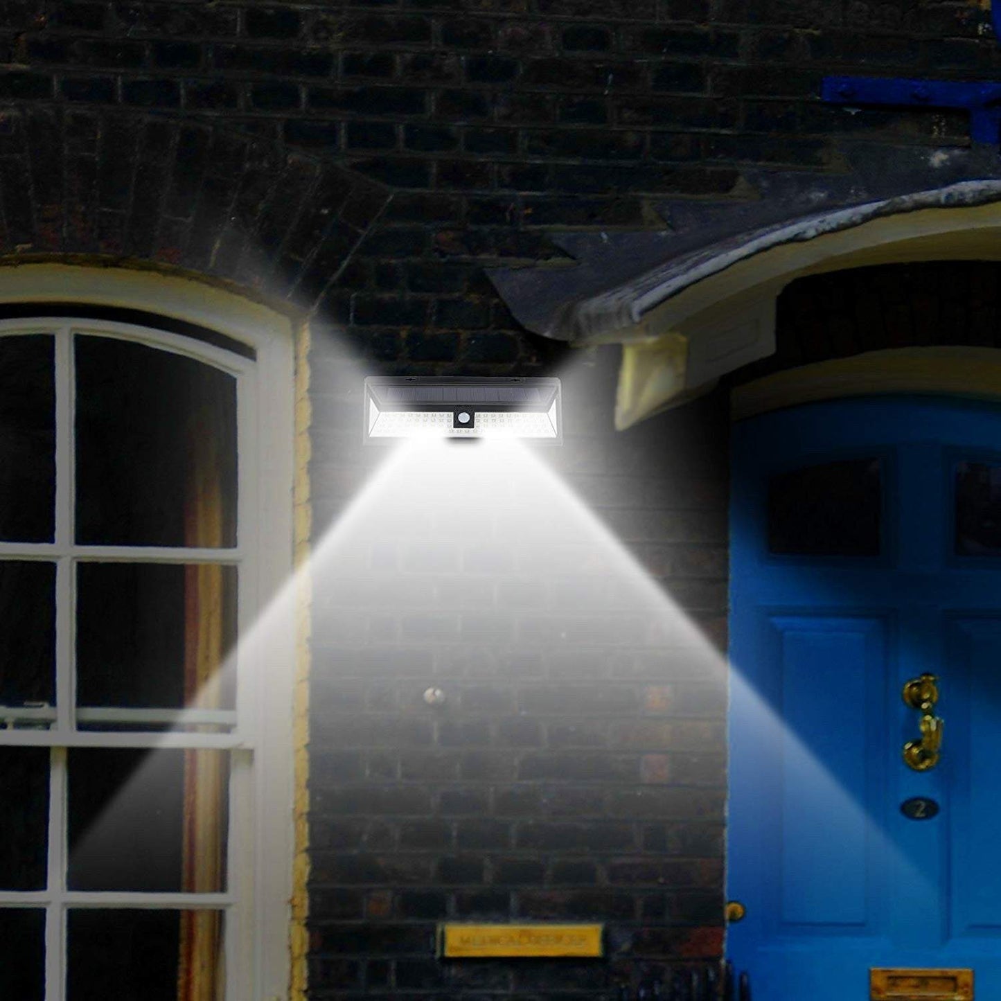 Outdoor Wall Lights Large Weatherproof Solar 86 Led Sensor