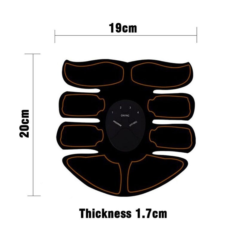 Well Designed Eight Abdominal Muscle Take Shape Helper Orange