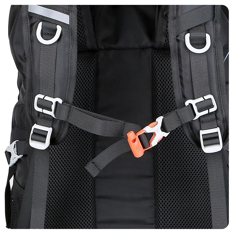 Westtune 50L Hiking Backpack With Rain Cover Multifunctional Mountaineering Bag Outdoor Rucksack For Travel Trekking Cam