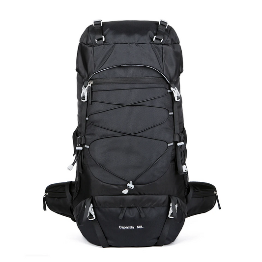 Westtune 50L Hiking Backpack With Rain Cover Multifunctional Mountaineering Bag Outdoor Rucksack For Travel Trekking Cam