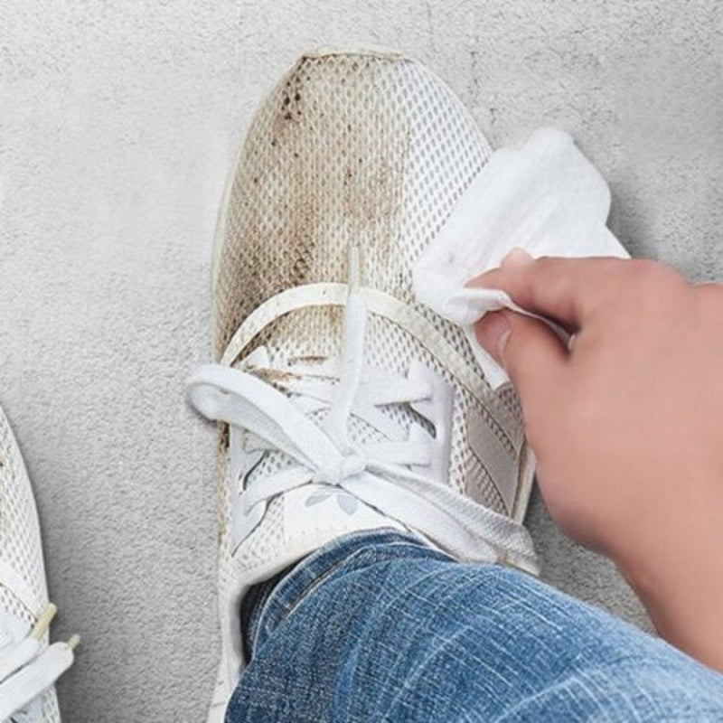 Wet Cleaning Wipes For White Shoes Leather Beauty Cleaner 30Pcs / Box Black 1