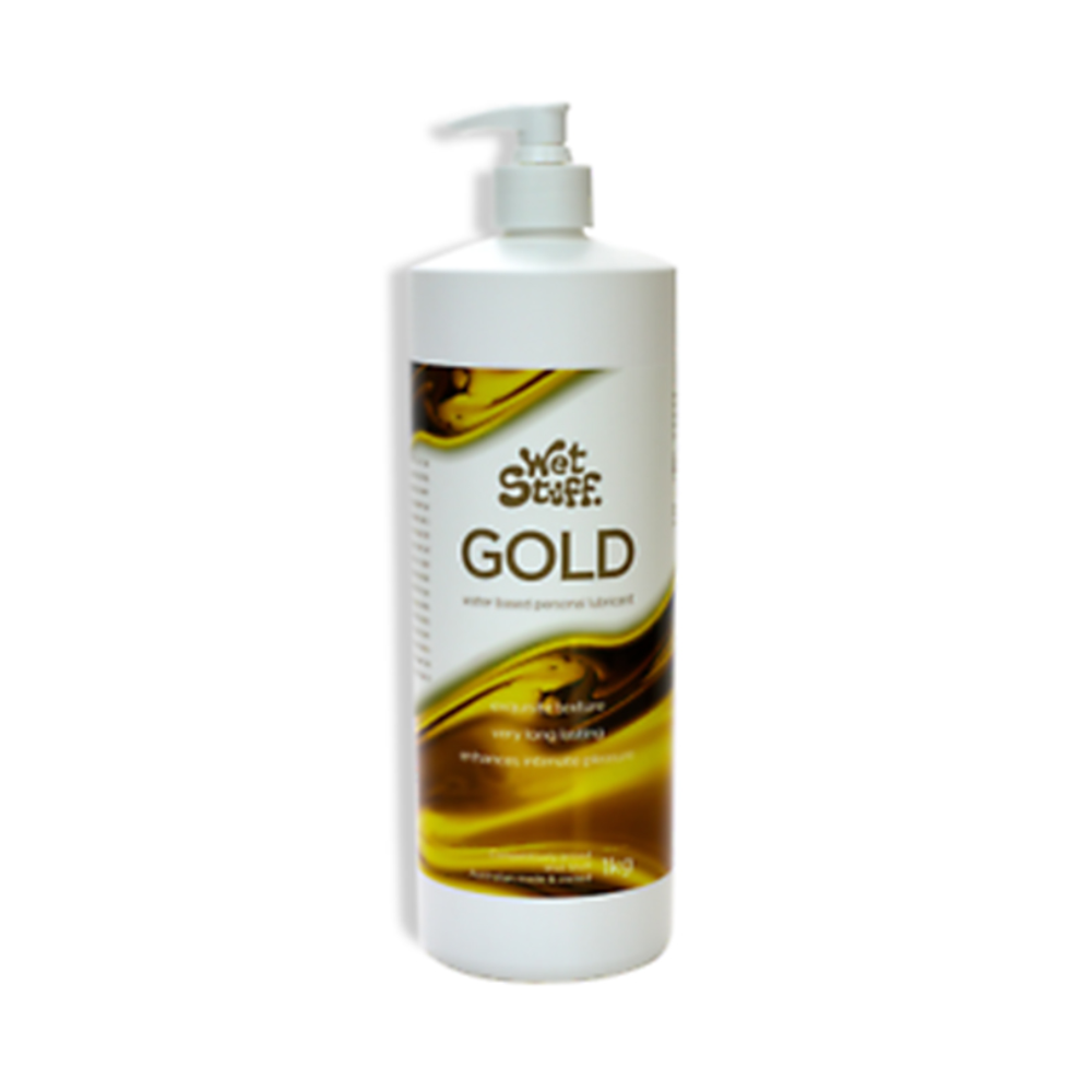 Wet Stuff Gold Water-Based Lubricant Sexual Wellness
