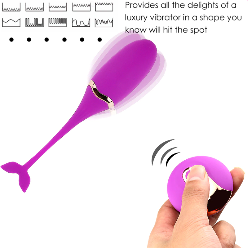 Whale Vibrator Remote Usb Rechargeable G-Spot Stimulation