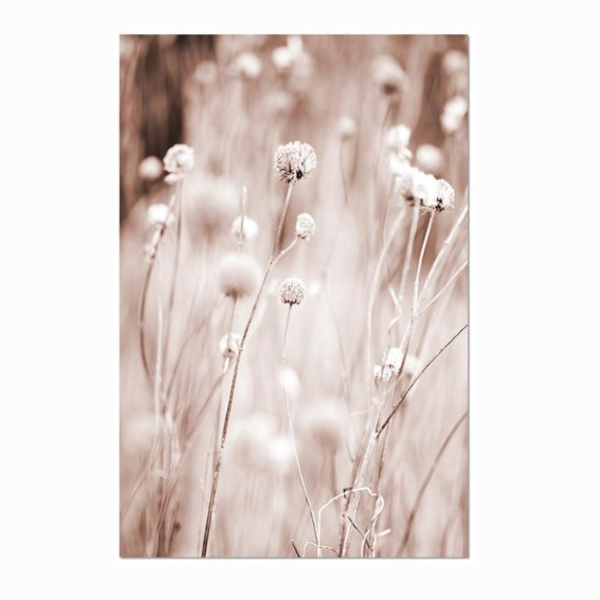 Whimsical Canvas Vintage Botanical Grass Wall Art Home Decor