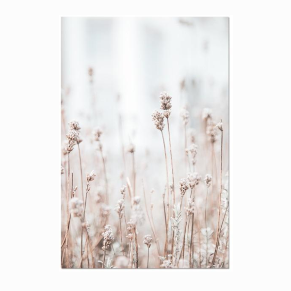 Whimsical Canvas Vintage Botanical Grass Wall Art Home Decor