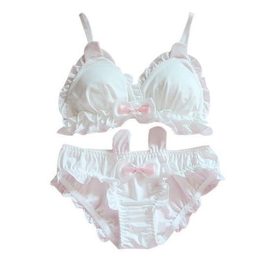 White Or Pink Rabbit Lingerie Set Women Cosplay