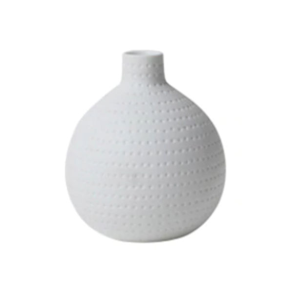White Teardrop Vase Simple Decor
