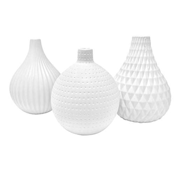 White Teardrop Vase Simple Decor