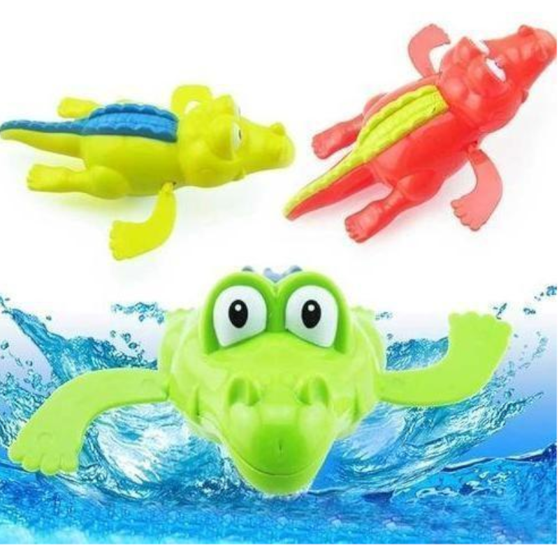 Wind Up Swimming Animals Cute Bath Toys Water Fun