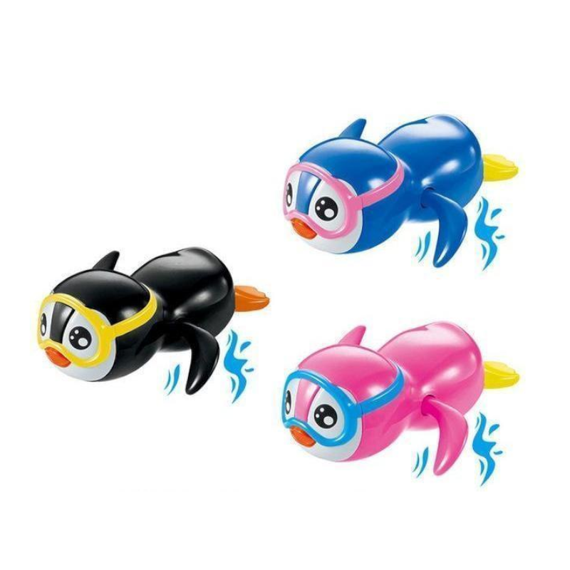 Wind Up Swimming Animals Cute Bath Toys Water Fun